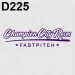 D225 - "CHAMPION CITY ROSES" $0.00