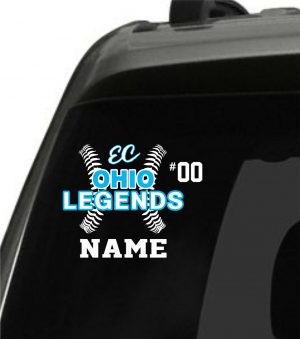 EC Ohio Legends Fastpitch - Decals