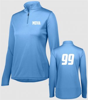 MOVA Volleyball - Ladies Attain Wicking 1/4zip Pullover - 2787
