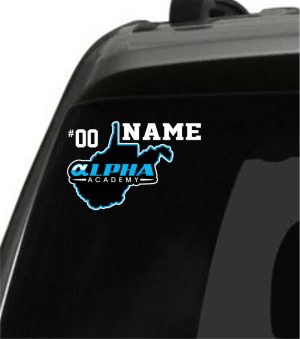 Alpha Academy Softball - Decals